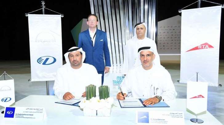 Contract Signing with RTA to procure 316 buses – April 2018