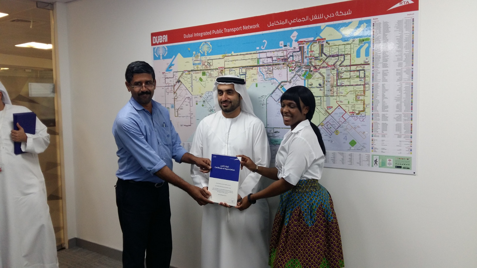 RTA Certificate of Appreciation 2018 – UMHE